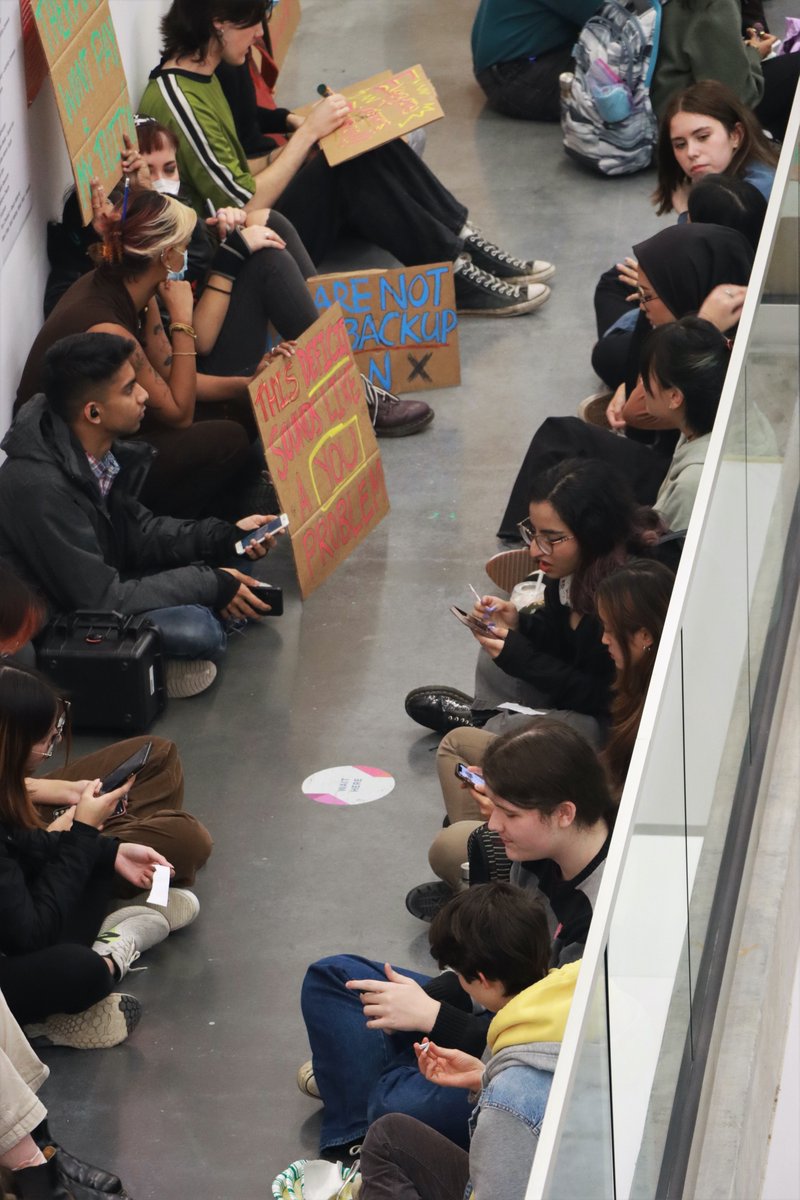 ecsu_10's tweet photo. WE ARE NOT CA$H COWS! @Dave_Eby @selinarobinson @AnneKangMLA — Pause the Emily Carr fee hikes and re-asses this historic de-regulation of International Student Fees. 

10% tuition increase for current students and 30% for incoming students?! #stopthehikes #bcpoli https://t.co/1kVB2rA5JQ