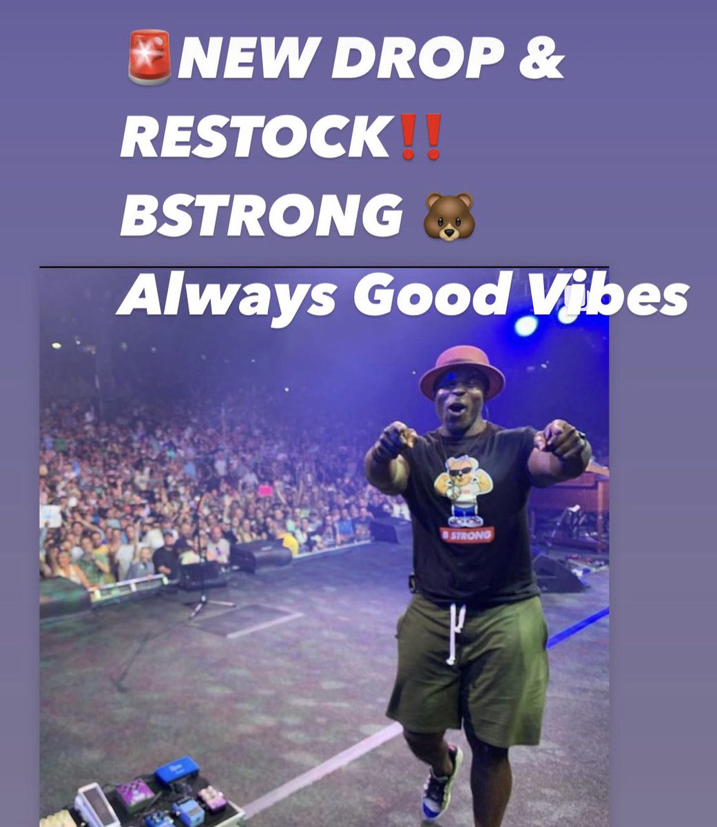 NEW DROP &amp; RESTOCK‼️

BSTRONG 🐻

ALWAYS GOOD VIBES 👕

⬇️⬇️⬇️
Pypstyle.com
