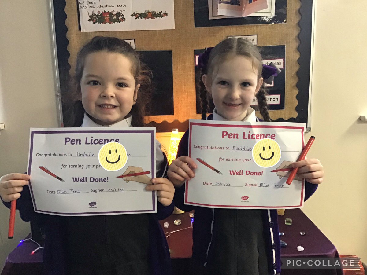 TheTrinityL5's tweet photo. Well done to Arabella and Maddison on earning their pen licences 🖊 They have both worked so hard 👏🏻🌟 #trinityenglish https://t.co/kplzdAgBJZ