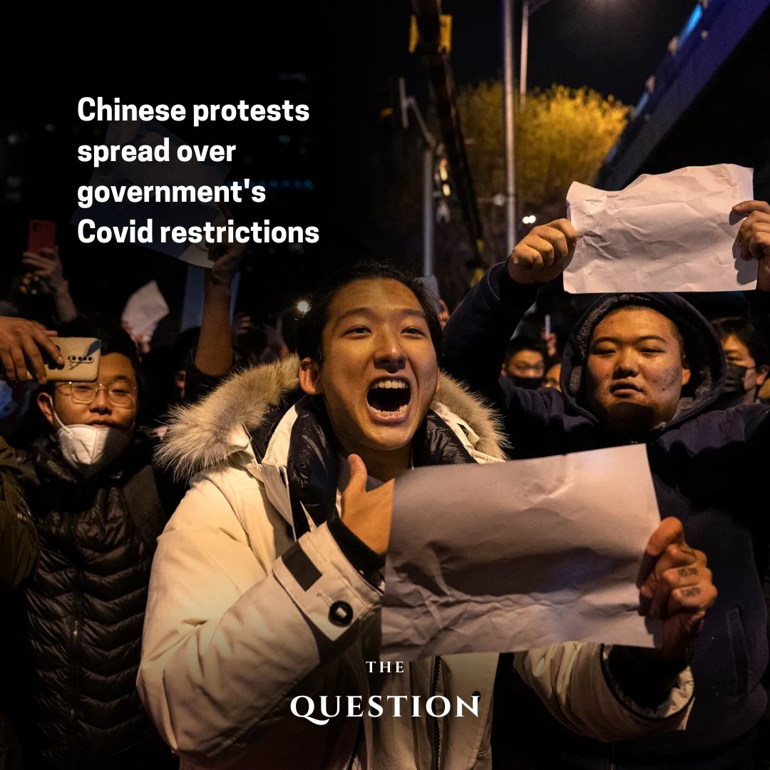 The latest demonstrations are unprecedented in mainland China since President Xi Jinping took power a decade ago. #chinaprotest