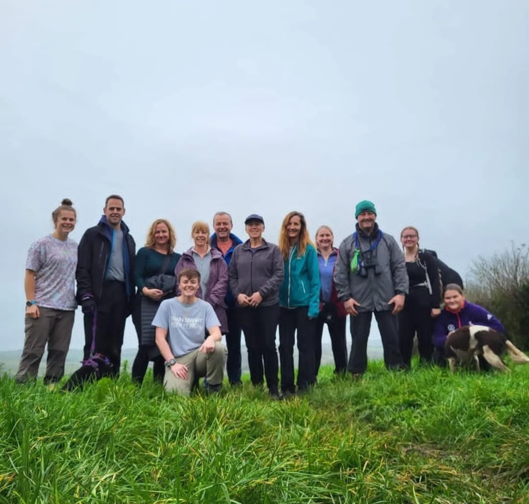 Yesterday I went on a 9km walk with my fitness group! Expecting it to be cold, I wore lots of layers, but ended up carrying them all in my rucksack by the end of it! 

Let's hope the views are better in Morocco - it was very cloudy yesterday!🐫