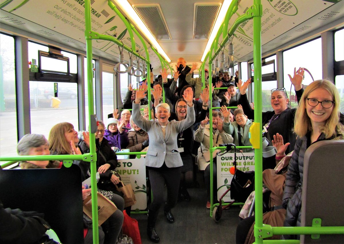 MarkWoodsworth's tweet photo. Great day had by all for the @LeedsOPF  Travel Connections Let's Talk Transport event @whiteroseleeds Thanks to Brandon @FirstWestYorks @BSA_Leeds9 @fgfleeds and everyone who helped https://t.co/aVqYeV5VKK