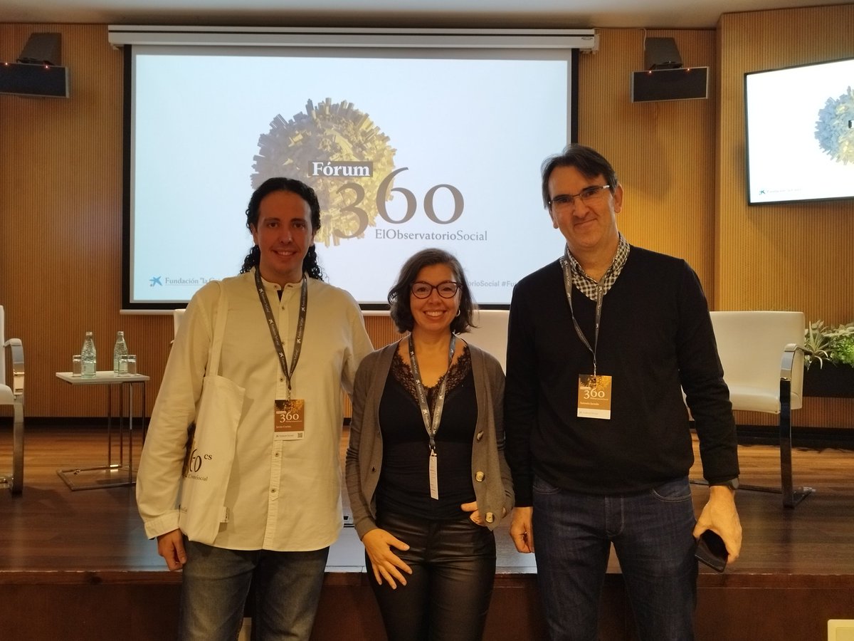 Parte del equipo de investigación de EmoDI-IN3 "Efectos del Trabajo en el Bienestar emocional de las personas con #discapacidadintelectual y en la empresa" <a href="/FundlaCaixa/">Fundación ”la Caixa”</a> y participamos en el #Fórum360 <a href="/FundlaCaixa/">Fundación ”la Caixa”</a>
<a href="/ujaen/">Universidad de Jaén</a> <a href="/OTRIUJA/">OTRI UJA</a> <a href="/FundacionProde/">Fundación PRODE</a> <a href="/AFAMP_/">AFAMP</a> #aprompsi  #conecta2022