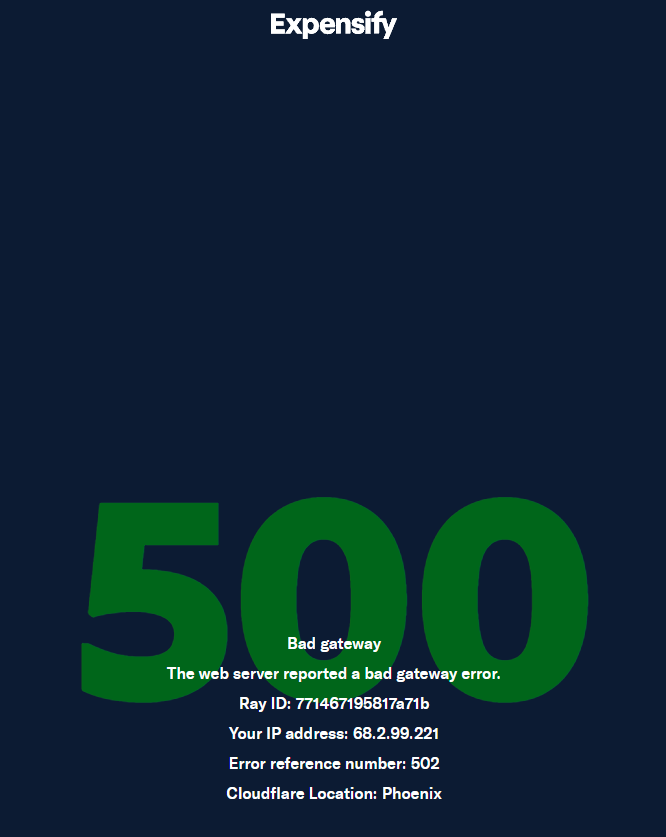 xMeeKx's tweet photo. @expensify You good dude? https://t.co/TgQpyU8C1S