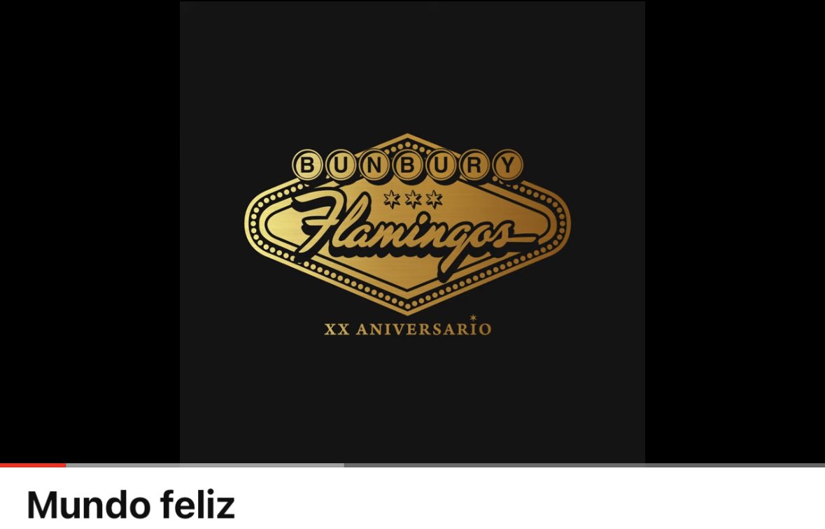 20 años desde mi colaboración con Enrique Bunbury, cantando "Mundo Feliz".
Se reedita el discazo "Flamingos", uno de los mejores trabajos musicales de Bunbury y del rock en español.