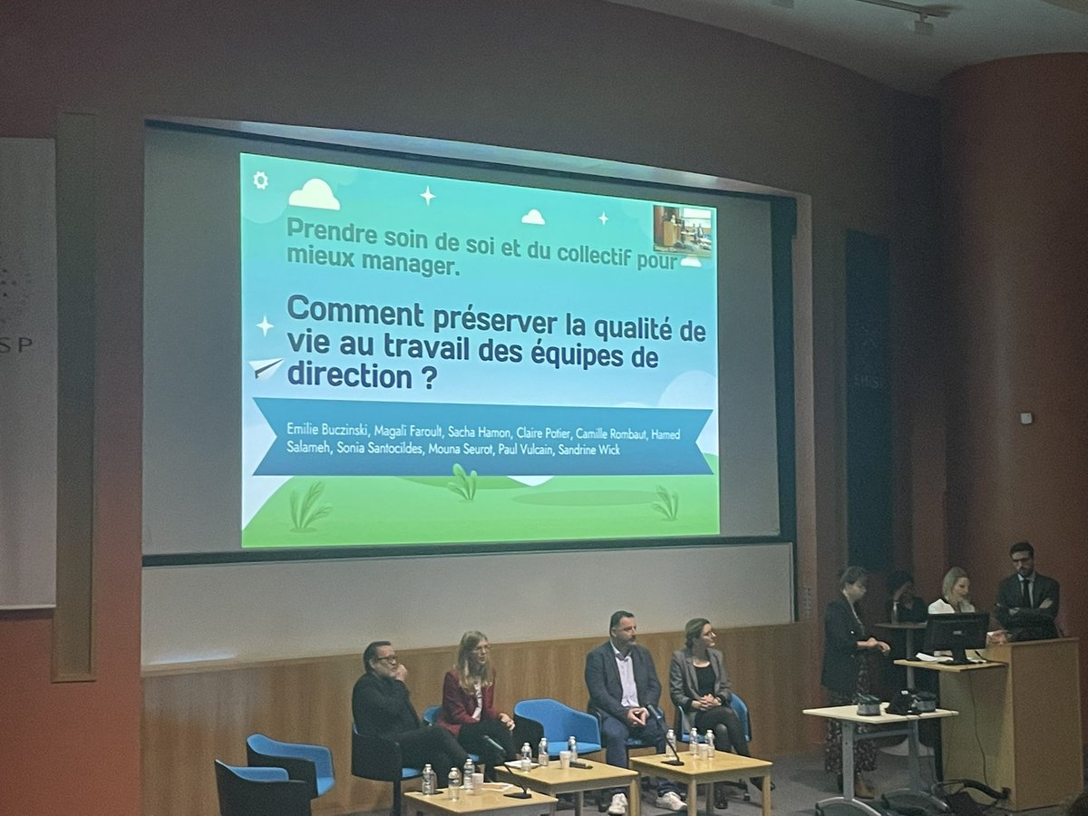 "Prendre soin de soi et du collectif pour mieux manager. Comment préserver la qualité de vie au travail des équipes de direction ?"
Avec ce colloque, les élèves DH, D3S et DS s’emparent d’un sujet trop longtemps ignoré.
<a href="/EHESP/">EHESP</a> <a href="/L_Adh/">L'Asso des DH (ADH)</a> <a href="/EDH_60eme/">Promotion des EDH Germaine Poinso-Chapuis</a> @ED3S_SDB <a href="/ElevesDS_22/">Directeurs/trices des Soins – Promo 22</a>