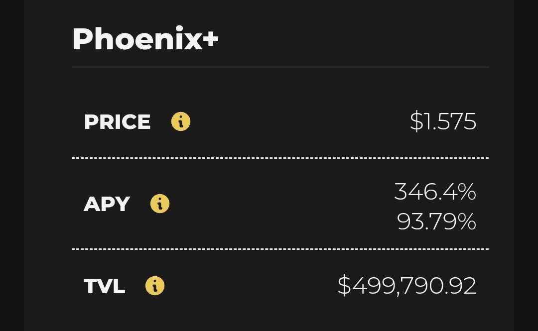 theHODLhq's tweet photo. Current yields on MDB+ and Phoenix+ are great. 

Each token is 100% backed by BUSD and cannot go down in value - a great way to earn without needing to farm or lock up your tokens! 

https://t.co/1FHdr0G1sJ https://t.co/YIA4FoDycY