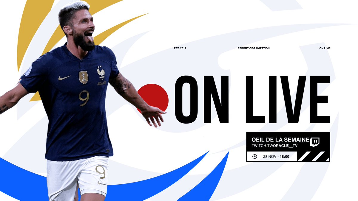 OracleEsport's tweet photo. 🎬 #OnLive | #ODLS
Aujourd'hui dans "l'Oeil de la semaine", @Oracle_EiRiNi vous donne l'actu d'Oracle Esport !
🗓️Au programme :
SSBU : Emploie du temps de ministre pour Matheo
FIFA : Résultats mondiaux
APEX : Retour sur la finale CC1
⏰ 18h00
📺https://t.co/4doXyyNVuF https://t.co/B4H24LytRJ