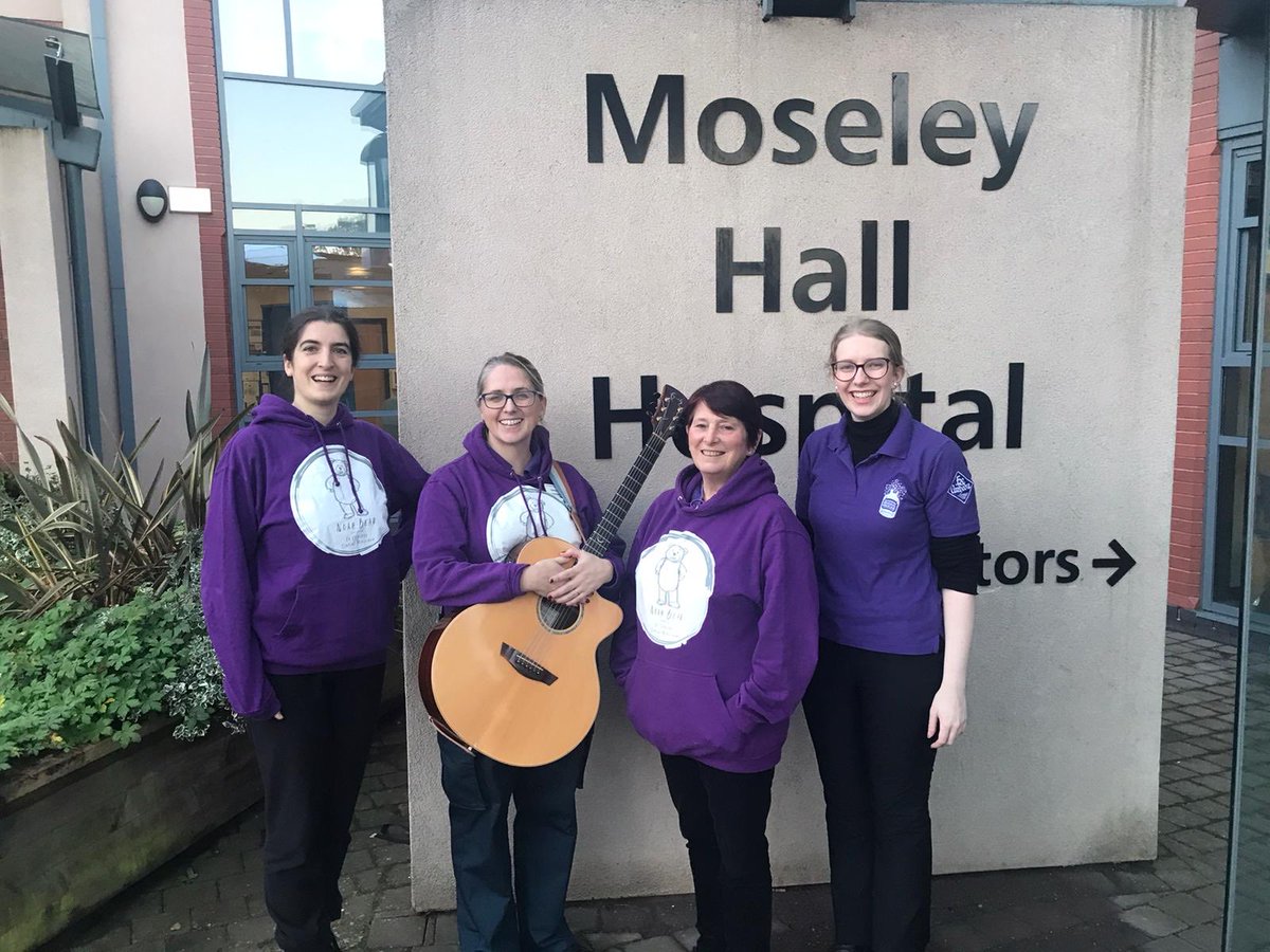 Monday, Christmas carols already🎄⭐️. Moseley Hall Hospital wards.