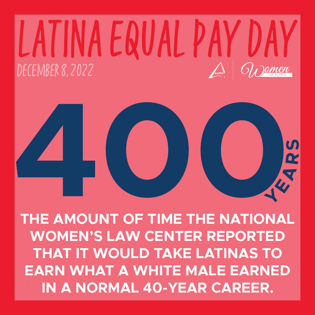 alpfa's tweet photo. Latinas have suffered the costs of the gender pay gap for decades; it impacts Latina's ability to have what they need to live their lives with security. Raise your voice; let's close the gap.

 #latinaequalpay #invisiblemillion #alpfa #womenofalpfa https://t.co/f2Gb5iyA28