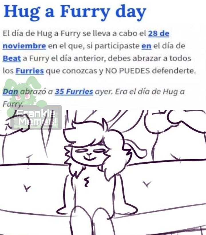 FrankieWestYT's tweet photo. Ya saben que hacer Chicos, ahora a todos los furros que golpearon ayer, les toca abrazarlos😈
Tendré que abrazar al Prote😭 #hugafurryday #furry https://t.co/pGejh4vnJV