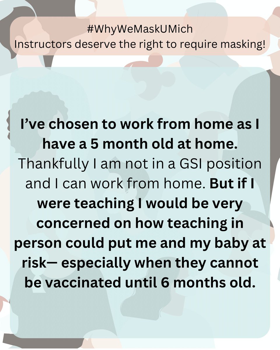 WhyWeMaskUMich's tweet photo. Day 9 of tweeting at @SantaJOno @UMichPrezOno until he meets with us and/or instructors are empowered to require masking in their classrooms #WhyWeMaskUMich https://t.co/d6d4N8RpFS