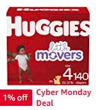 1% off for diapers on Cyber Monday? Huggies isn't pulling any punches this year