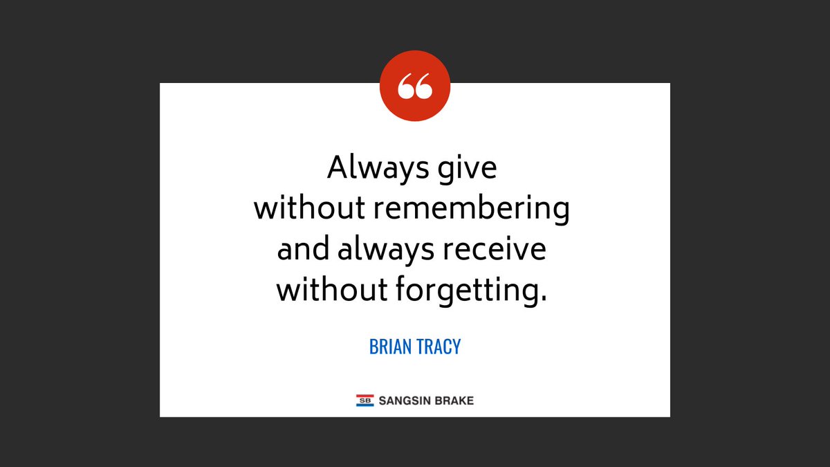 Always give without remembering and always receive without forgetting. - Brian Tracy  (Powerful thoughts as we head into the holiday season!) #MotivationalMonday