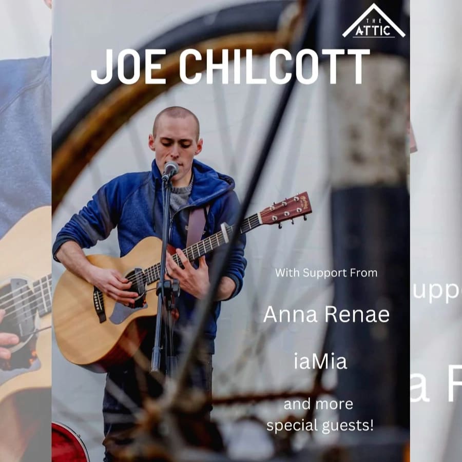 The Attic Southampton (@theatticvenue) on Twitter photo THIS FRIDAY (2nd Dec) Catch <a href="/jchilcottmusic/">Joe Chilcott</a> Joe Chilcott & Friends 🎸 with support from <a href="/AnnaTehe/">Anna Renae</a>
iaMia, @ah_coletrain, Emma and Josh, Jaiden Prentice, and Maddie and Chelsea. More info and tickets at theatticsouthampton.co.uk/products/joe-c… THIS FRIDAY (2nd Dec) Catch <a href="/jchilcottmusic/">Joe Chilcott</a> Joe Chilcott & Friends 🎸 with support from <a href="/AnnaTehe/">Anna Renae</a>
iaMia, @ah_coletrain, Emma and Josh, Jaiden Prentice, and Maddie and Chelsea. More info and tickets at theatticsouthampton.co.uk/products/joe-c…