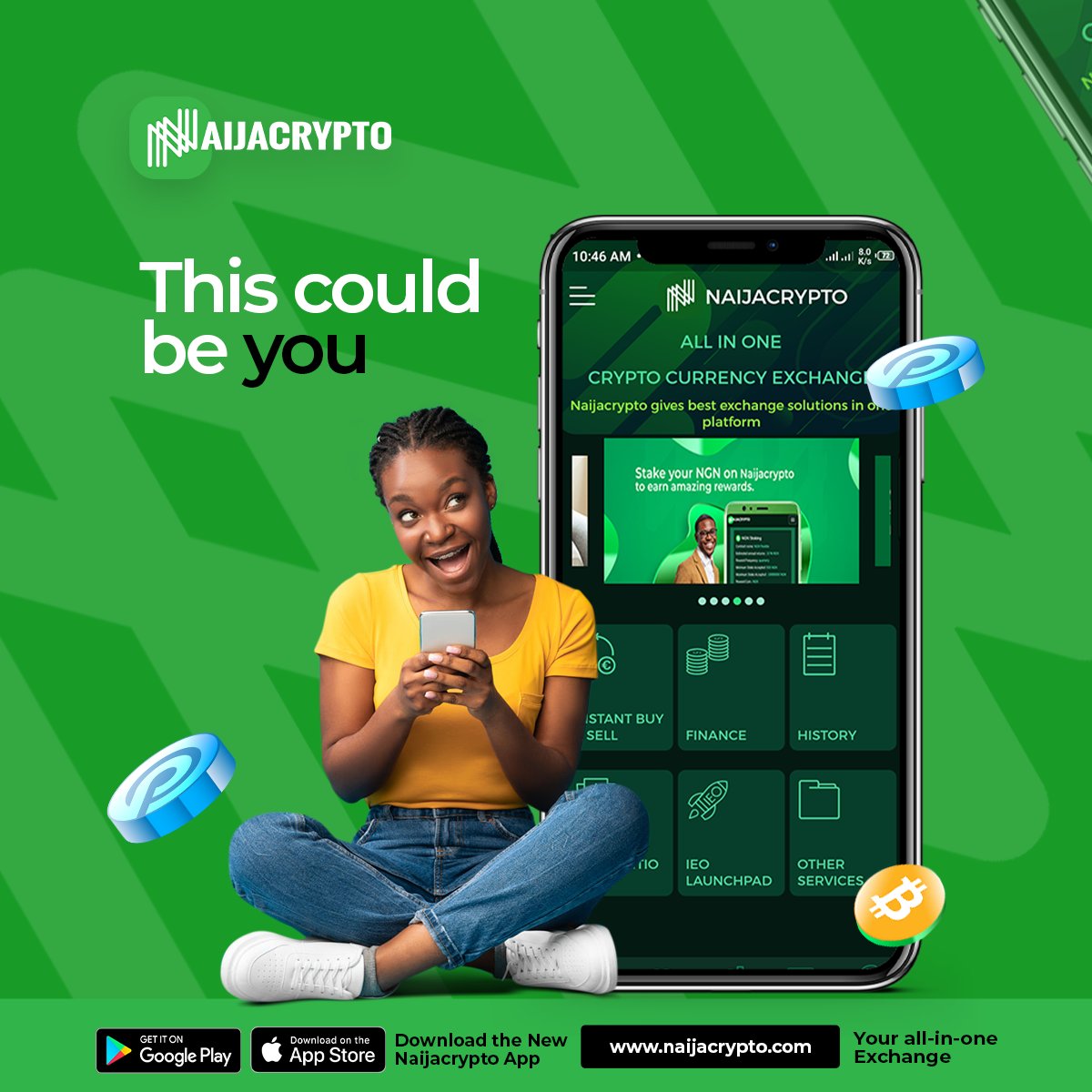 naijacrypto2's tweet image. Look at that smile 😁😌!

This depicts our customer&apos;s excitement anytime they use our exchange. You can also become one!

Visit Naijacrypto.com to get started. 

Enjoy the new week.
.
#powerdfi #BTC #bitcoin #naijacrypto #monday