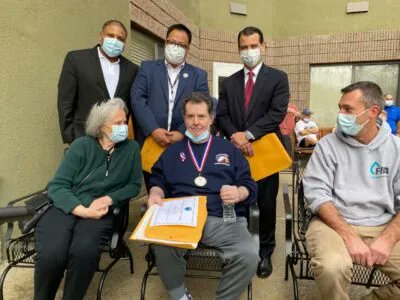Mayor Nicholson recently visited the Life Care Center of the North Shore for a ceremony honoring resident veterans.
READ MORE ---&gt; bit.ly/3U24NzS
