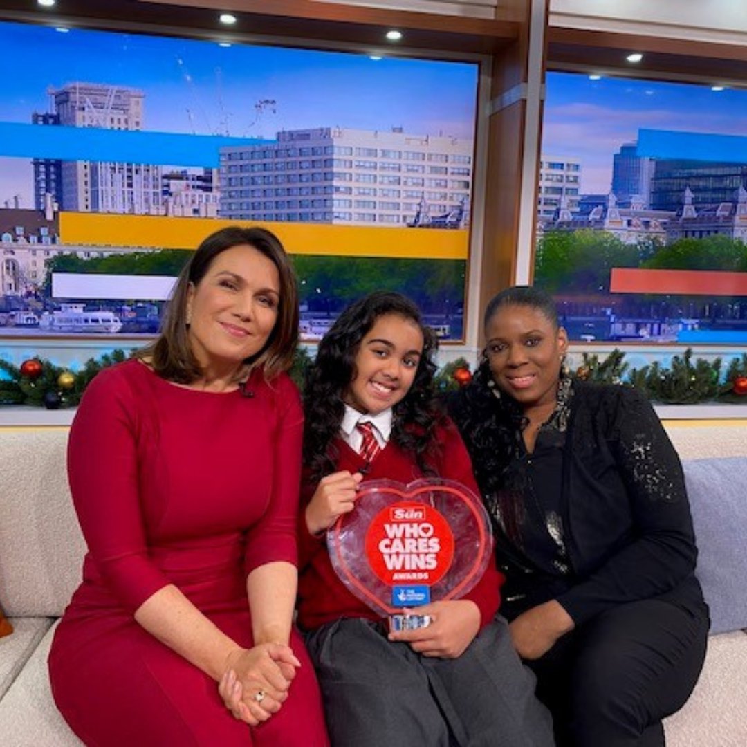 What a hero. How amazing is Jayden? 💚

Young carer and St John youth volunteer Jayden saved her mum's life using her first aid know-how. To recognise her incredible achievement, she got the superstar treatment at <a href="/TheSun/">The Sun</a> #WhoCaresWins Awards, winning the Young Hero trophy. 🌟