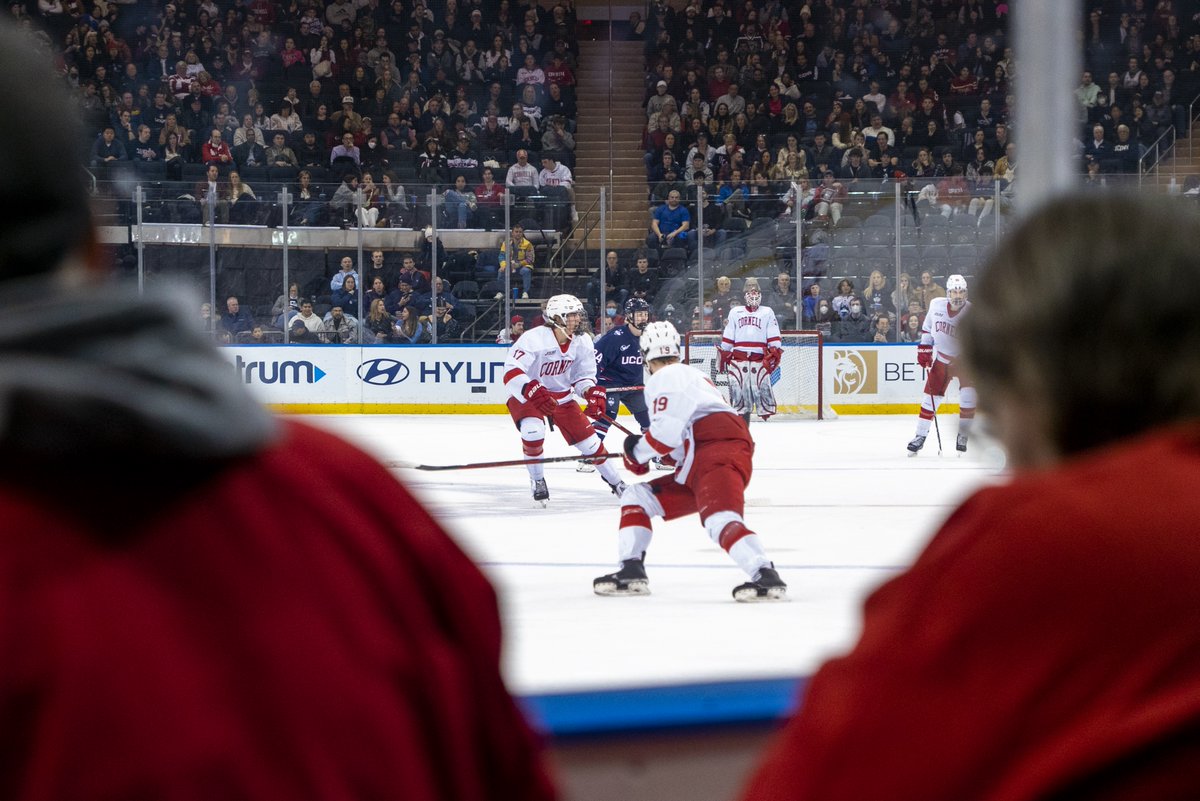 CornellAlumni's tweet image. The Cornell men's ice hockey team put on A SHOW at The Frozen Apple in Madison Square Garden! We had a great turnout of passionate Cornellians cheering them on to victory! #FrozenApple