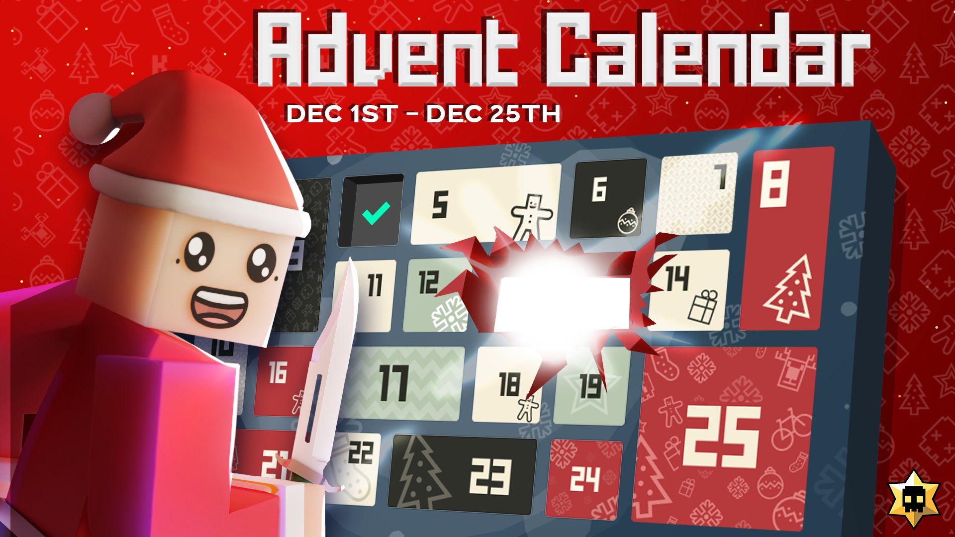 Hãy tận hưởng một mùa giáng sinh đáng nhớ và tuyệt vời với Krunker Advent Calendar. Với nhiều giải thưởng và phần thưởng giá trị, chắc chắn rằng bạn sẽ thoả sức giải trí và có những khoảnh khắc thật vui vẻ trong mỗi ngày của mùa lễ hội này.