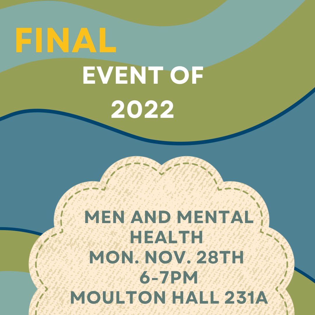 Join us tonight for our last event of the semester.