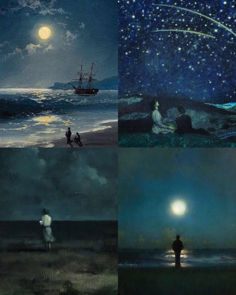 night aesthetics — in art