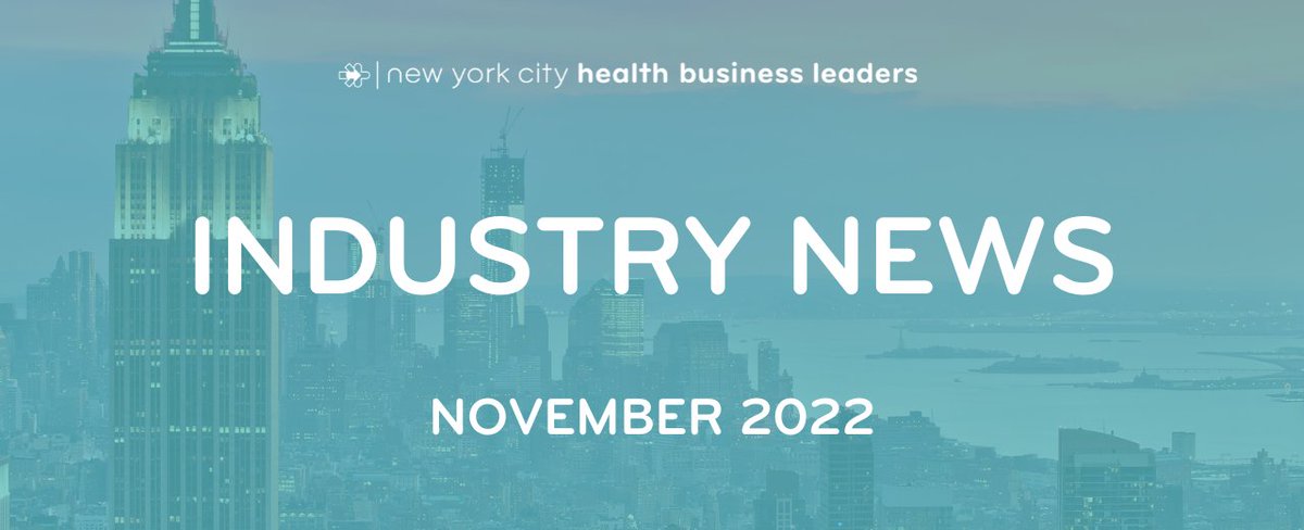 So much going on with the NYCHBL network this month! See the full listing of news, upcoming events, jobs &amp; more from the leading healthcare companies in NYC: nychbl.com/nov-2022-news/