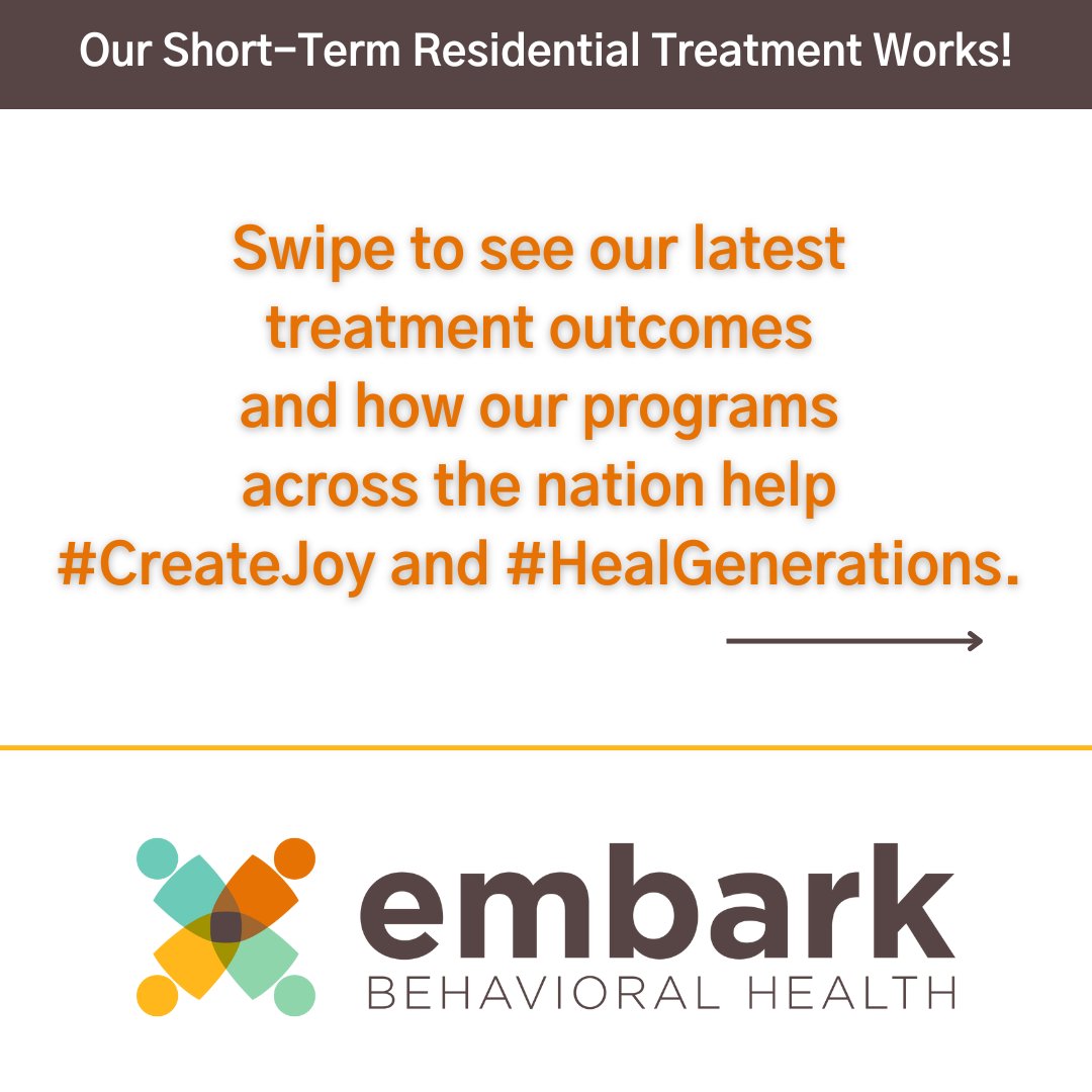 embarkbh's tweet image. It’s our mission to create joy and heal generations. We provide the highest quality of care and high safety standards so our outcomes-driven treatment can best benefit the clients and families we serve. 🧵 
#TheEmbarkDifference #outcomes