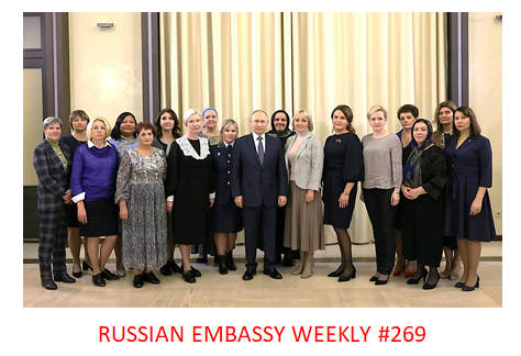 RusEmbUSA's tweet photo. ⚡️Enjoy the 2️⃣6️⃣9️⃣th #RussianEmbassyWeekly⚡️
🔗Read in full: https://t.co/YB3ZdzATtH https://t.co/myfTetRrM1