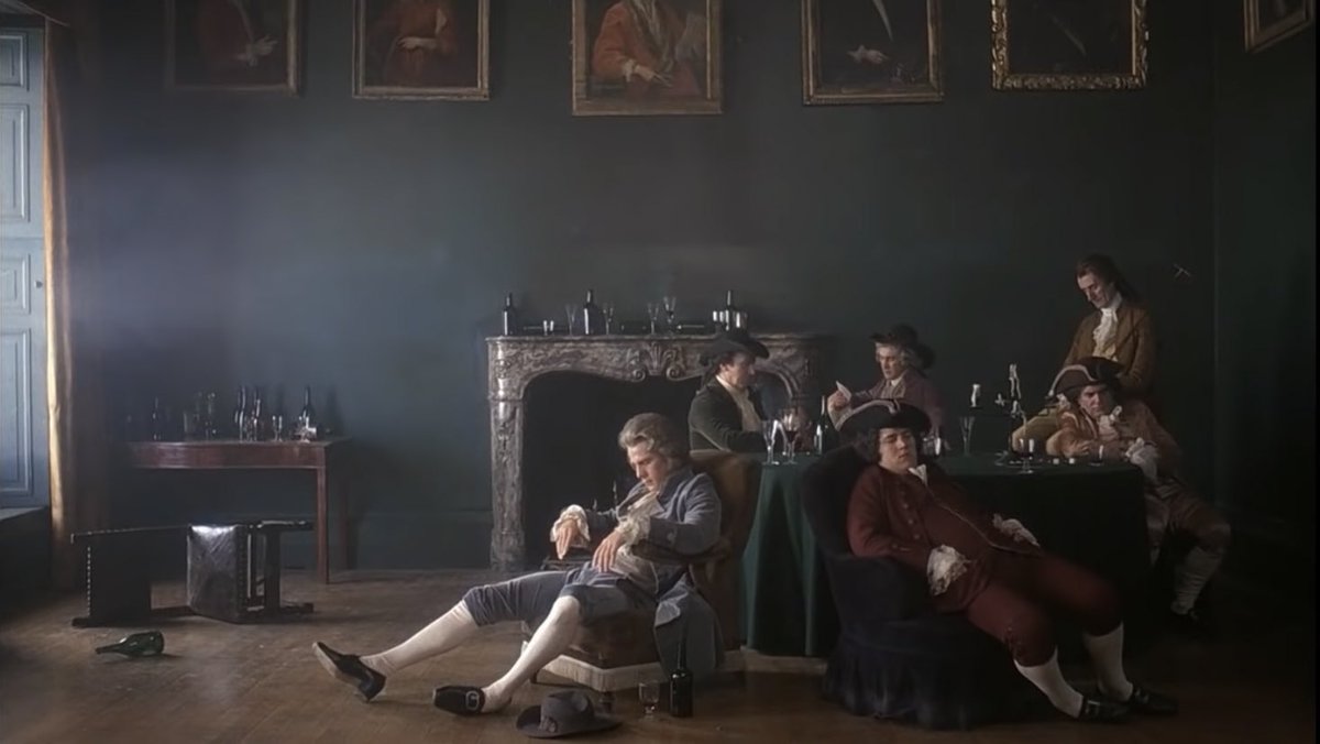 The entire movie is a series of oil paintings but this particular shot from Barry Lyndon is ridiculous, doesn’t feel real at all