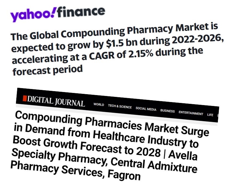 FWPharm's tweet photo. The #compounding industry is booming. To find out why and how we can help you, call us at 817-361-9960.  #compoundingpharmacy #CompoundedMedications #CustomizedMedicine #HereToServeYou https://t.co/17OmwjvBMv