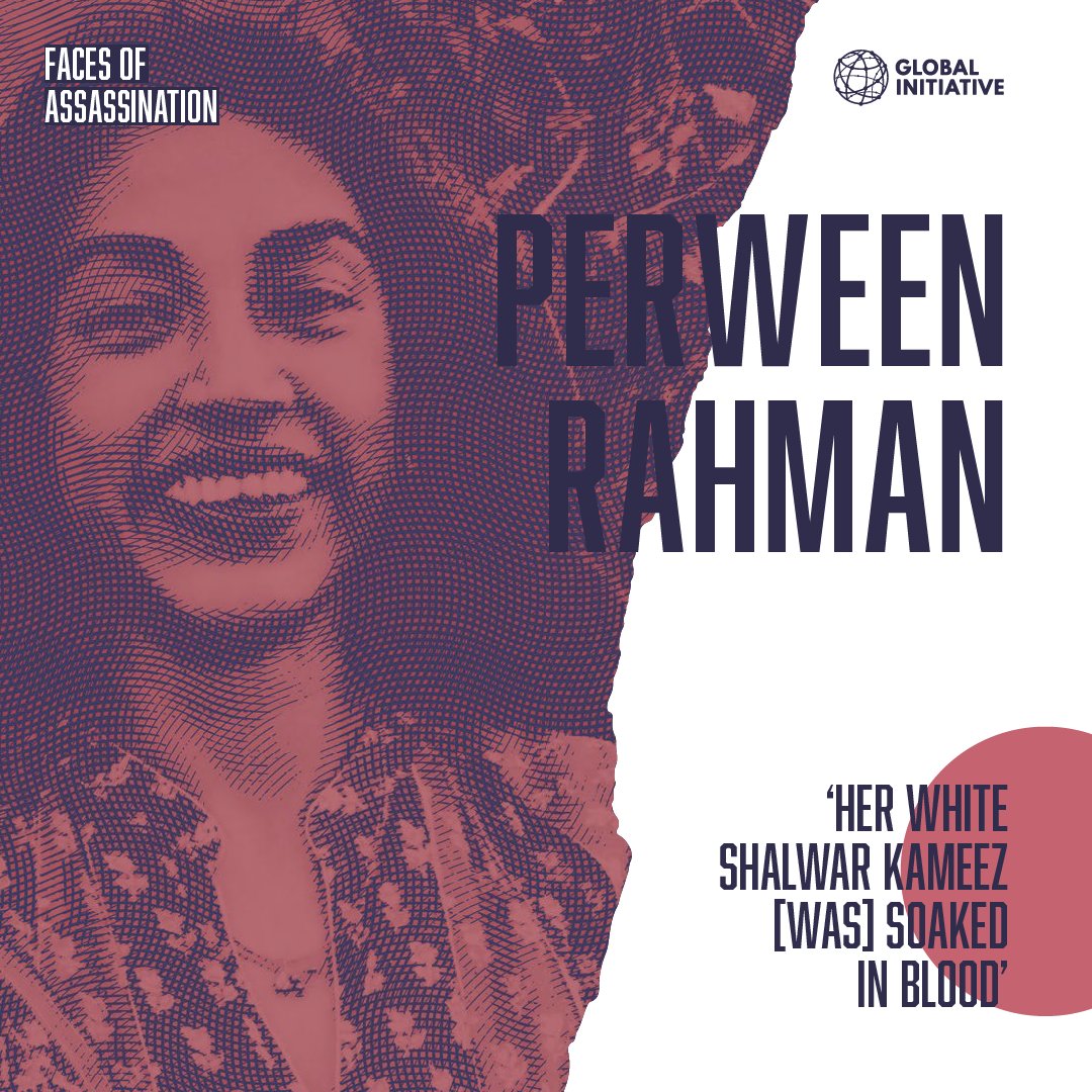 GI_TOC's tweet photo. 🇵🇰 #PerweenRahman was a social activist working to better the lives of those living in poverty in #Pakistan, specifically Orangi Town, where violence and eviction threats were rampant.
#AssassinationWitness
➡️https://t.co/9qu1KFNdsQ https://t.co/ZE0v3bfLGQ