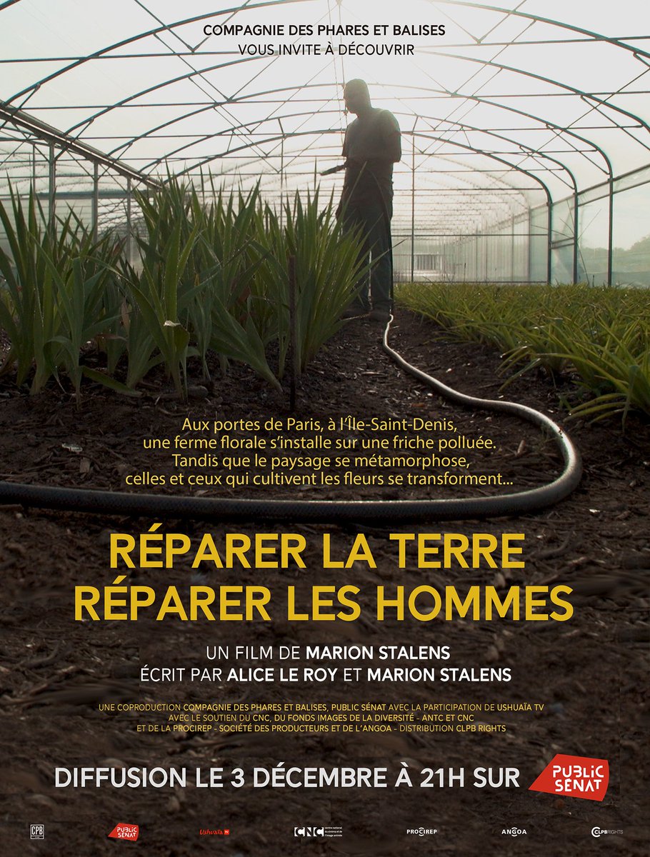 Fleurs d'Halage a son documentaire ! Diffusion 03/12/22 sur <a href="/publicsenat/">Public Sénat</a> 
Réparer la terre, Réparer les hommes. Le teaser : vimeo.com/771928054
<a href="/cpb_films/">CPB Films</a>