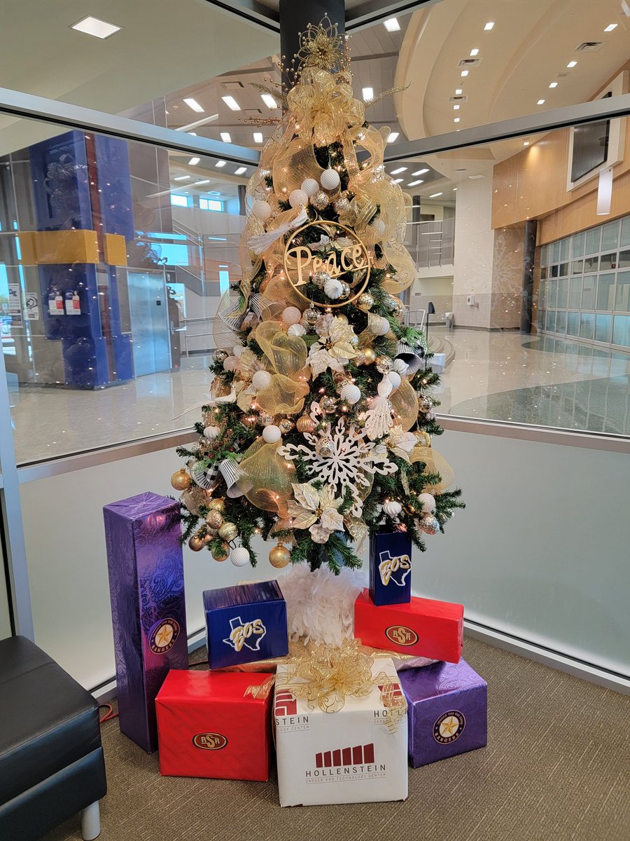 One of our favorite holiday traditions is the tree that represents all of our programs on campus...and I love the office tree that has presents under it that represent all of our high schools! <a href="/EMSISD_CTE/">EMSISD CTE</a> <a href="/EMSISD/">EMS ISD</a> <a href="/KimTraylor01/">Kimberly Traylor</a> #HCTCready #emsproud