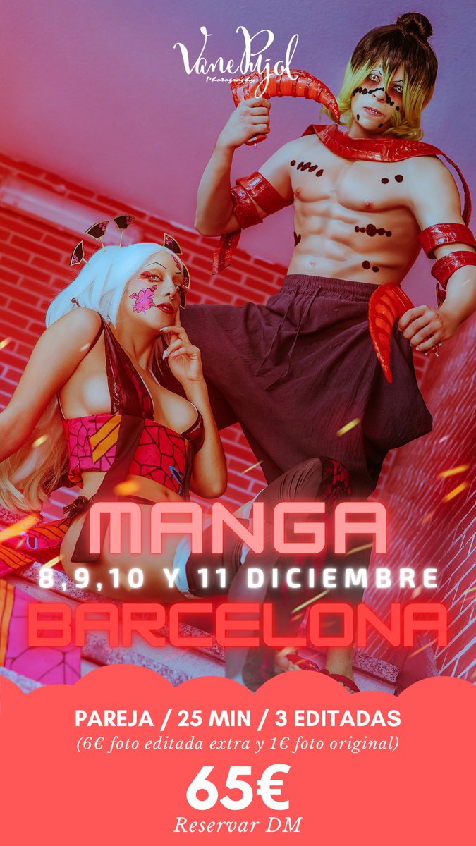 Ya esta aquí el maravilloso <a href="/MANGAbcn/">Manga Barcelona</a> y como el año pasado voy ha estar formando parte de la organización y por supuesto las sesiones de foticos✨