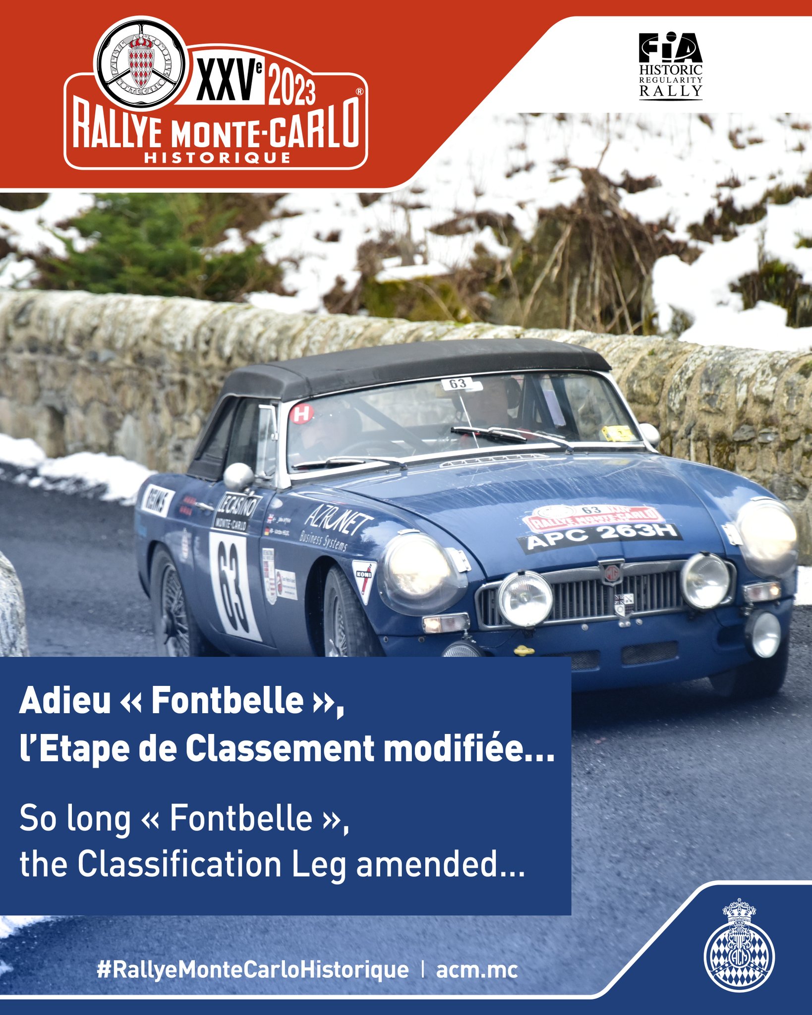 Automobile Club MC on Twitter "🚨 OFFICIEL / OFFICIAL 🚨 👉 Modification