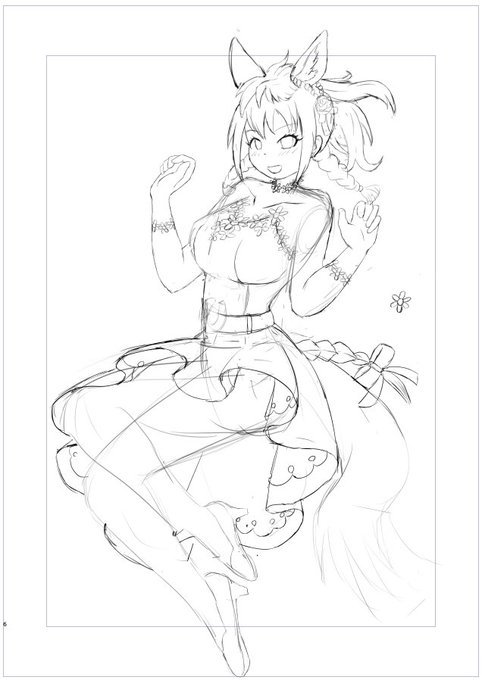 これはかなりかわいく描けてるのでは…? 