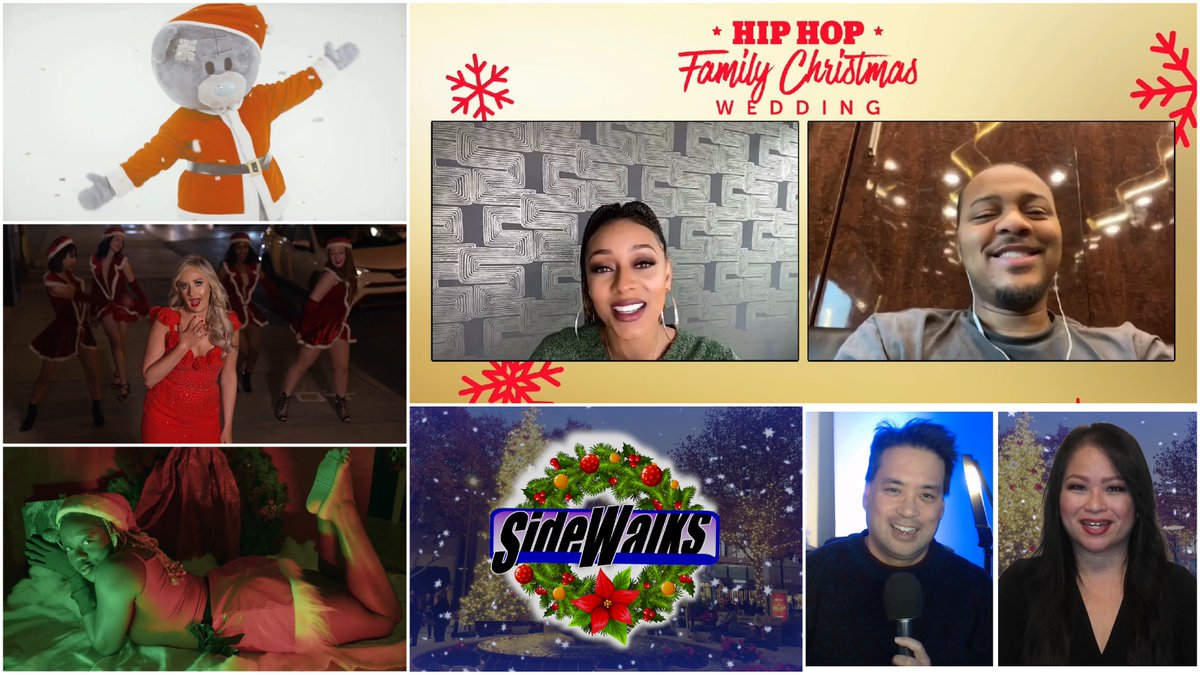 SidewalksTV's tweet photo. New holiday episode of @SidewalksTV tonight at 7:30PM:
#KeriHilson & #BowWow (#HipHopFamilyChristmasWedding); holiday music by #DubProof, #ToriMartin & #Gbeke.
#newepisode #KCRT #RichmondCA #Richmond #SanPablo #ElCerrito #Albany #BayArea #TVstation #xfinity #uVerse https://t.co/aYBdT98spR