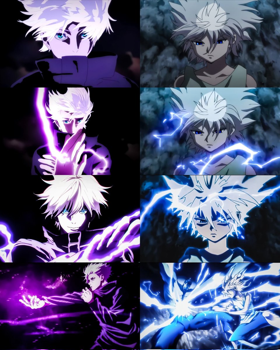 HxHVizuals's tweet photo. Jujutsu kaisen vs Hunter x Hunter https://t.co/b1wJFuQgsJ