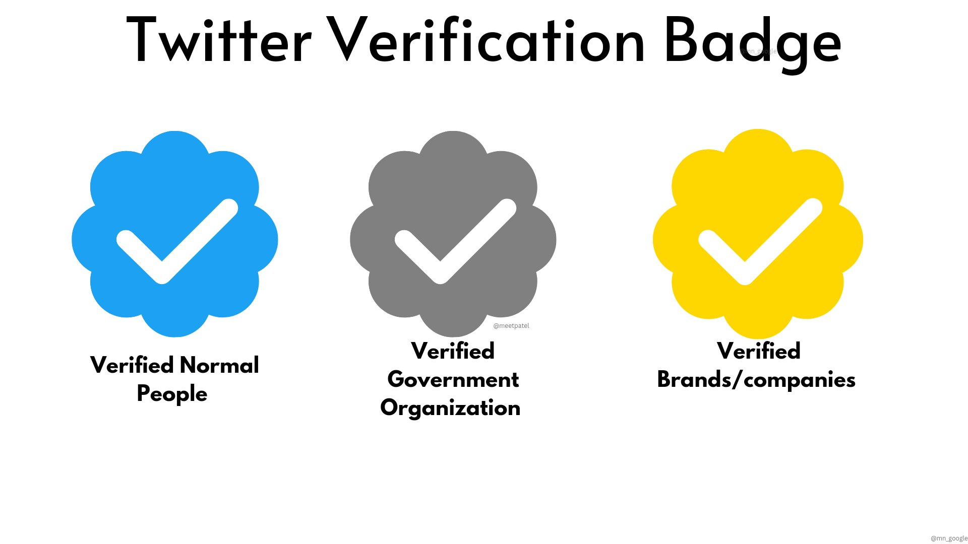 verification badge is a gray verified badge