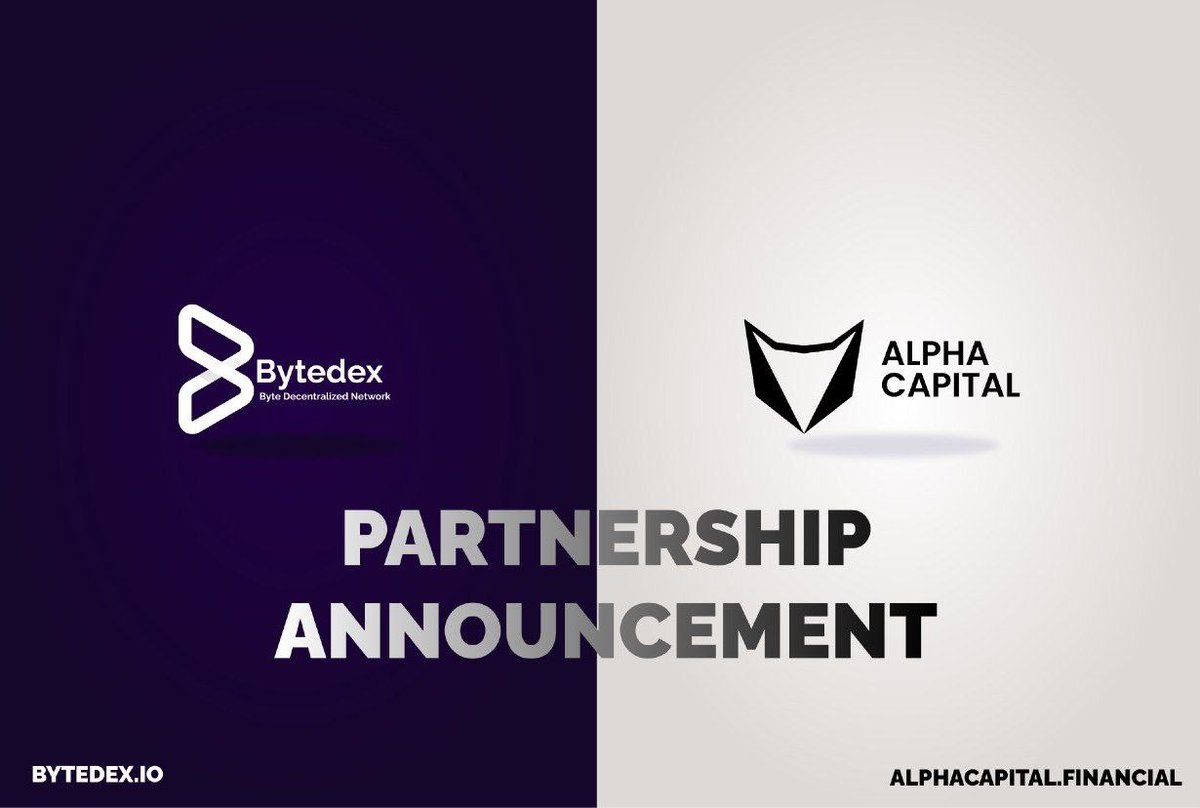 ByteExchange's tweet photo. 🔥 Byte Exchange &amp; @alphacapital_vc entered into a great partnership!!

🚀 AlphaCapital as a leading incubator &amp; Vc fund will collaborate with Bytedex in terms of building a sustainable crypto ecosystem together!

♥️ Together We're Stronger!!

#Bytedex #Partnership #AlphaCapital https://t.co/PcbtHzK5tf