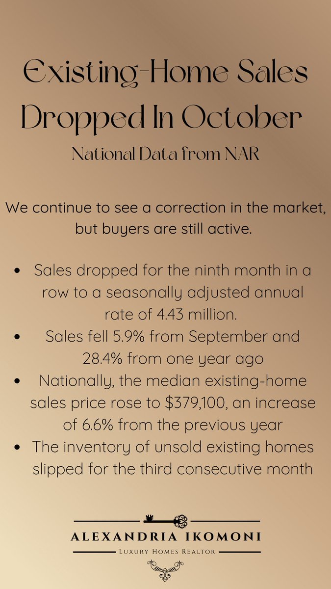 Alexandria Ikomoni (@aikomonitv) on Twitter photo National data about the market and how it’s changing.
I work with buyers and sellers in all price points.
Luxury is a lifestyle not a price point.
Alexandria Ikomoni
Atlanta Realtor®
Coldwell Banker Realty, Buckhead
alexandria.ikomoni@cbrealty.com National data about the market and how it’s changing.
I work with buyers and sellers in all price points.
Luxury is a lifestyle not a price point.
Alexandria Ikomoni
Atlanta Realtor®
Coldwell Banker Realty, Buckhead
alexandria.ikomoni@cbrealty.com