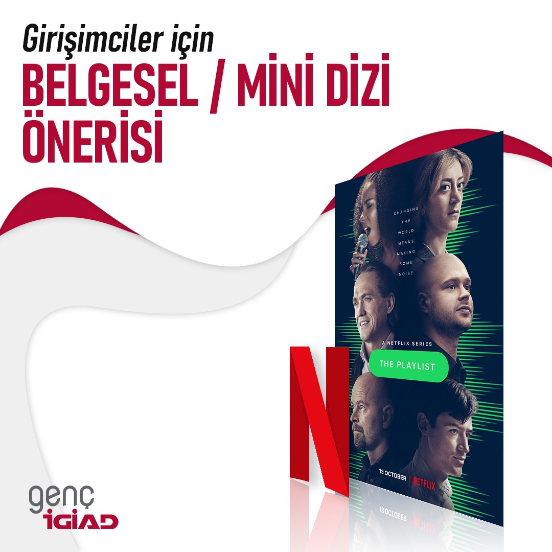 Yazılımcı Daniel Ek, İsveç'teki korsan müzik problemini fark ederek müzisyenlerin de ödeme alabildiği Spotify'ı 2008'de piyasaya sürer ve bu yeni bir devrin başlangıcı olur.

The Playlist, "girişim" gerçeklerini 6 bölümüyle izleyiciye aktarıyor.

#girişim #spotify #igiad