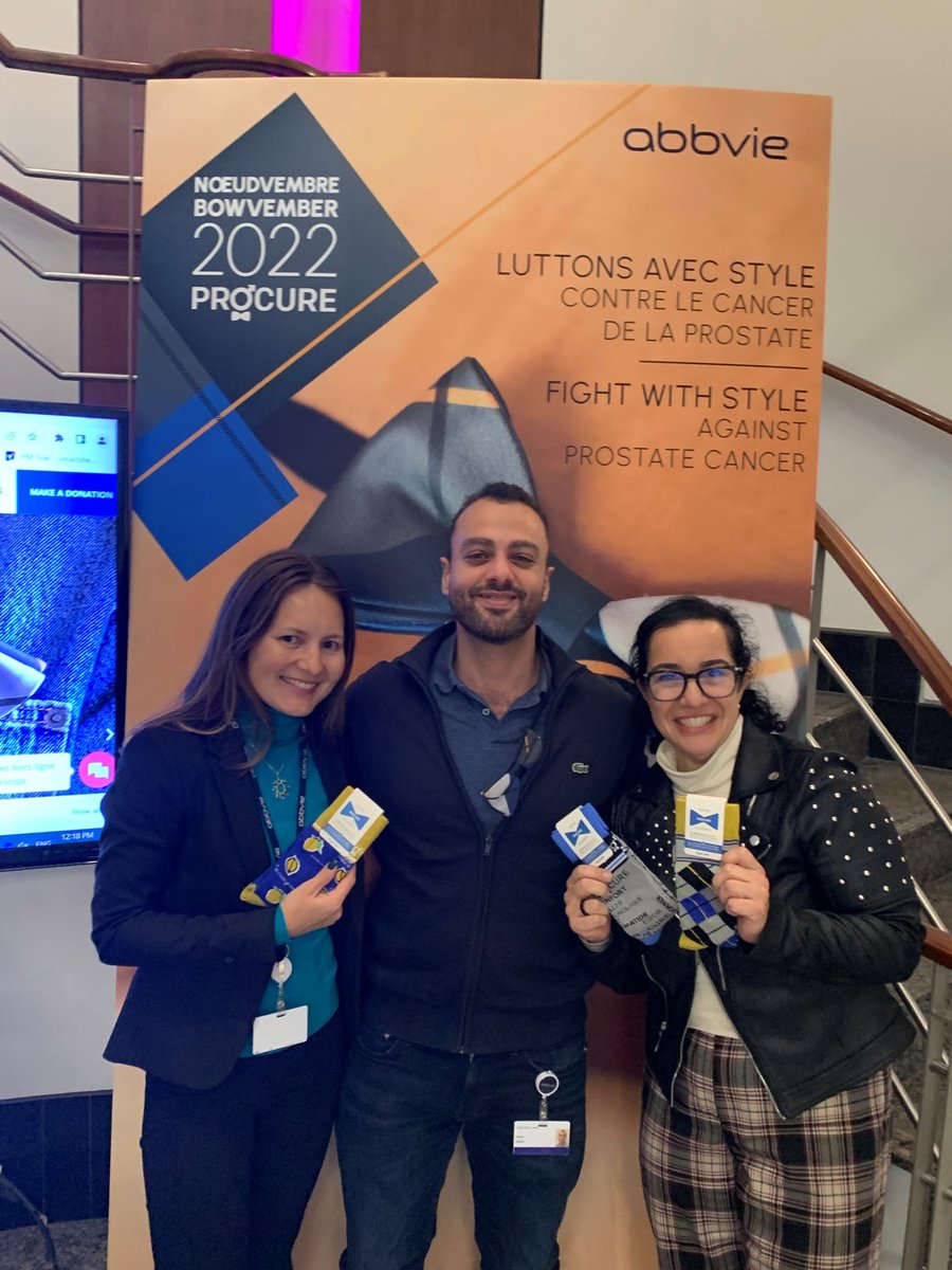 abbviecanada's tweet photo. For 22 years, AbbVie has proudly supported Canadian radiation oncology clinicians and researchers who work tirelessly to innovate to advance #prostatecancer care.
#Bowvember
@PROCUREqc @caro_acro_ca https://t.co/BVOtwUEl1T