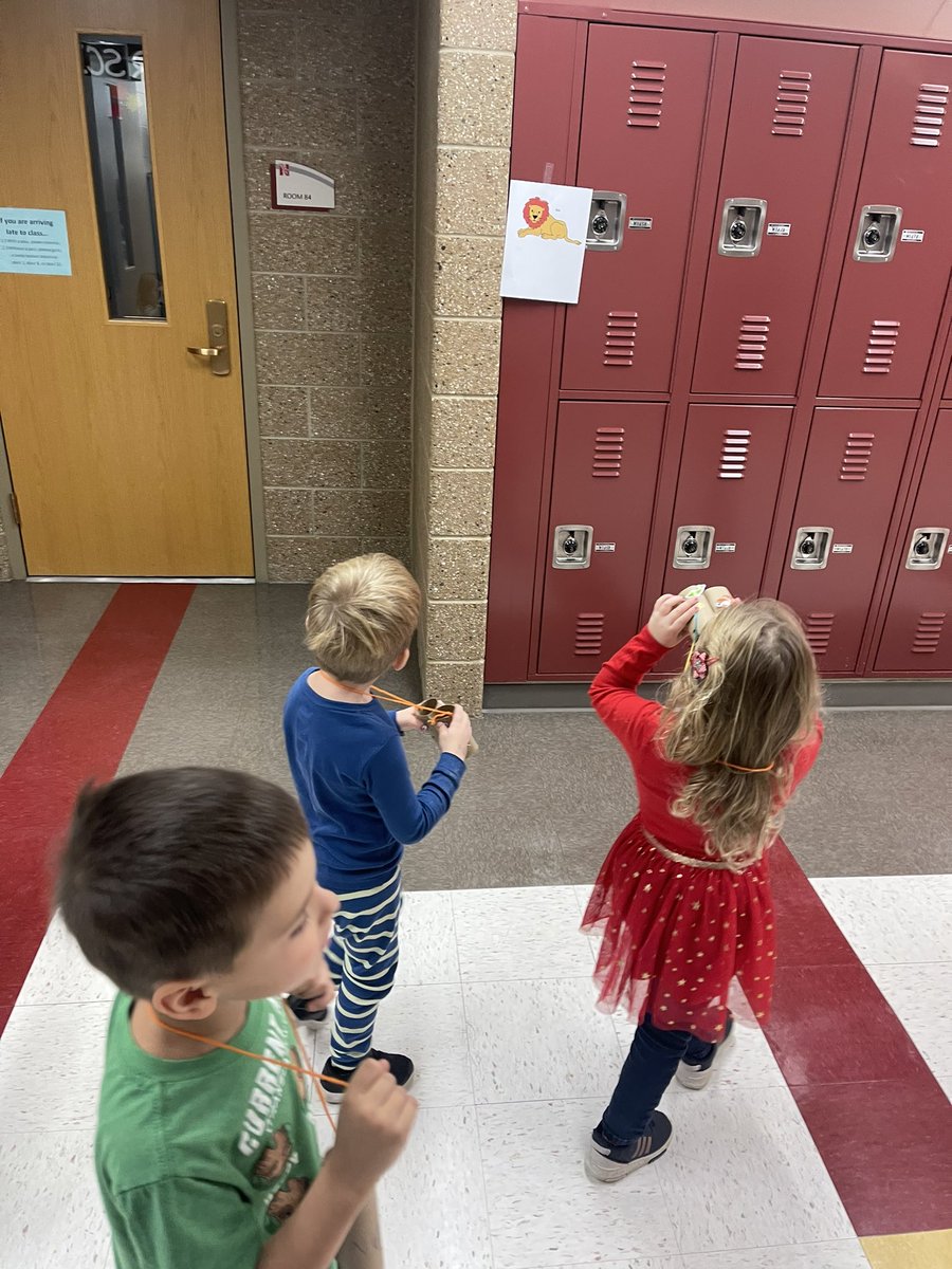 NCHSPreschool's tweet photo. Jungle animal scavenger hunt with our binoculars through the hallway #jungleweek @NCHSOFFICIAL @NCHSRedhawksCTE #partnersingrowth https://t.co/I8NJj5gDiy