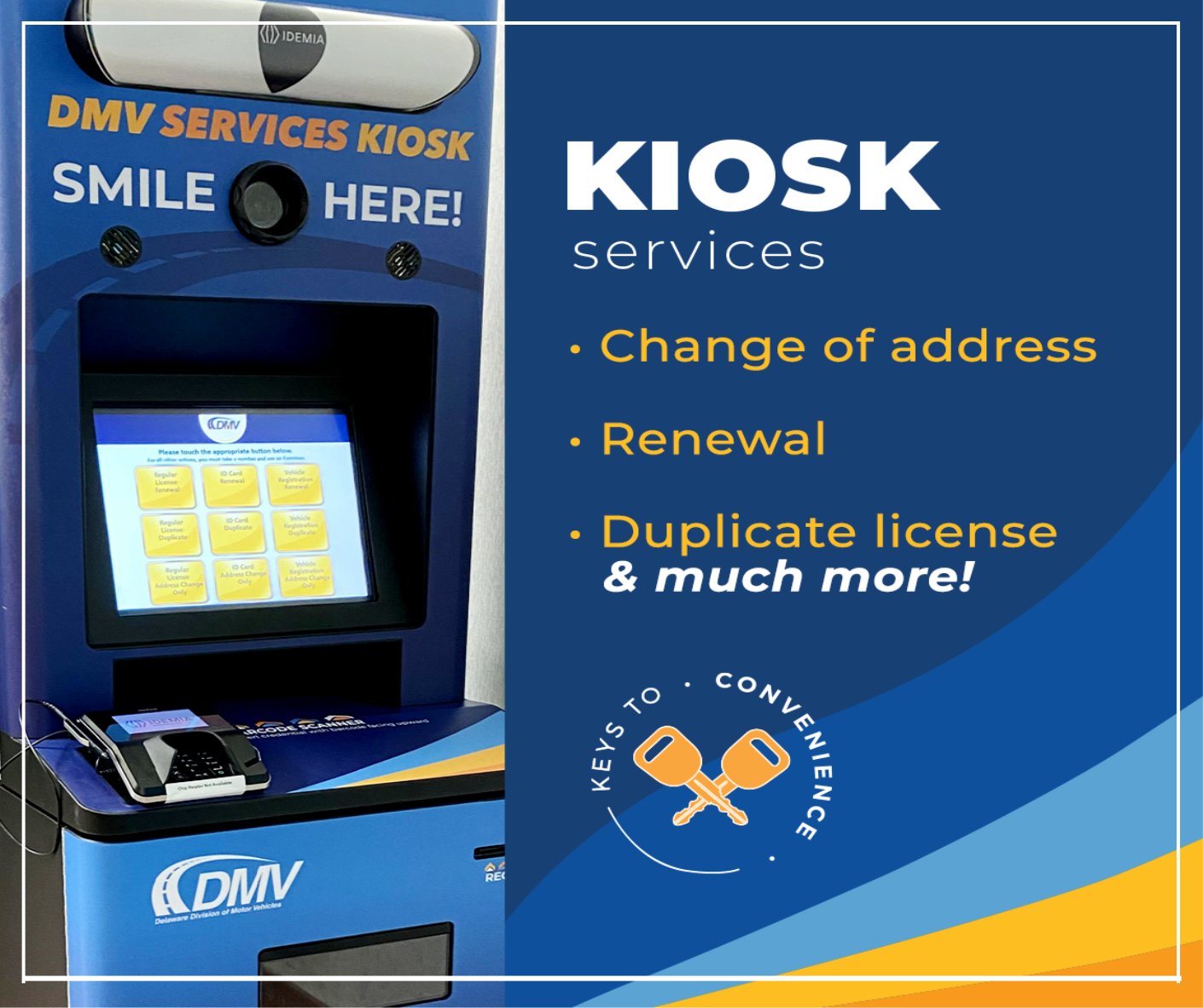 DelawareDMV on Twitter "Short on time? Skip the line & try our kiosks