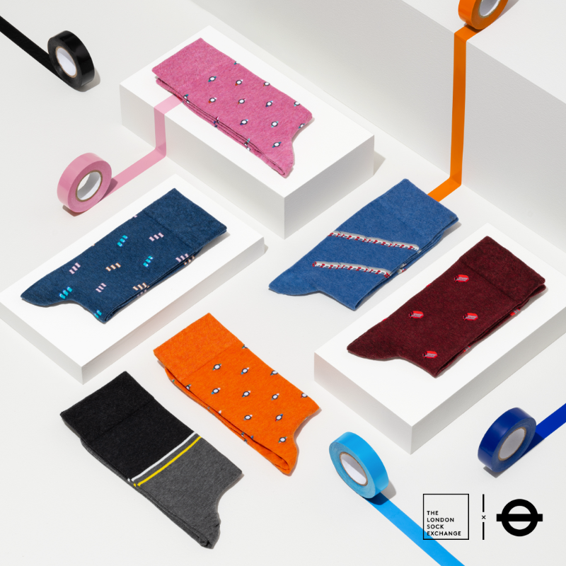 TfL's tweet photo. Get ready for a toe-riffic giveaway! 🧦🤪 

Head to our Instagram to be in with the chance of winning @LDNSockExchange x TfL collection socks in time for Christmas ⬇️