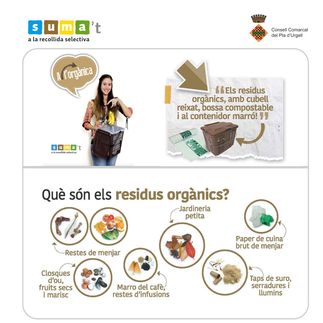 MediAmbientCCPU's tweet photo. @ajdemollerussa @ccplaurgell @JovePlaUrgell 

#sumatalarecollidaselectiva #pladurgellrecicla #NoBarregisSeparaBé #SeparaBéReciclaMillor #reciclatge #sócpartdelasolució #EconomiaCircular https://t.co/MgXAJcnzla