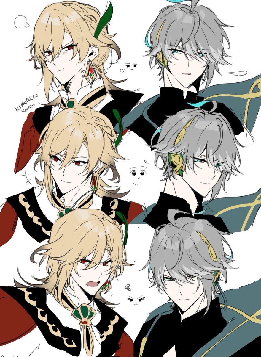 「#kavetham #カヴェアル expressions doodle 」|るうか @ CF16 F41bのイラスト