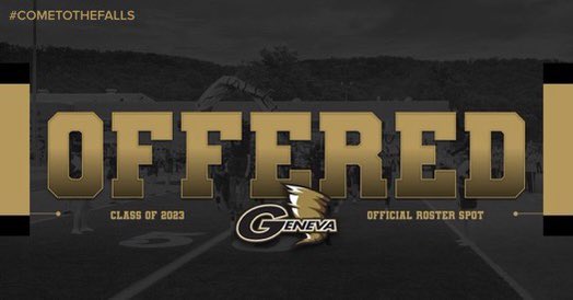 I’m blessed to receive a offer from Geneva college <a href="/Colby_Brock/">Colby Brock</a> <a href="/CoachScargle/">John Scargle</a> @LeopardsFB2022 <a href="/CoachBSpaulding/">Brice Spaulding</a>